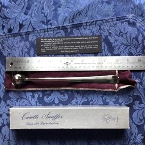Vintage Gerity silver candle snuffer